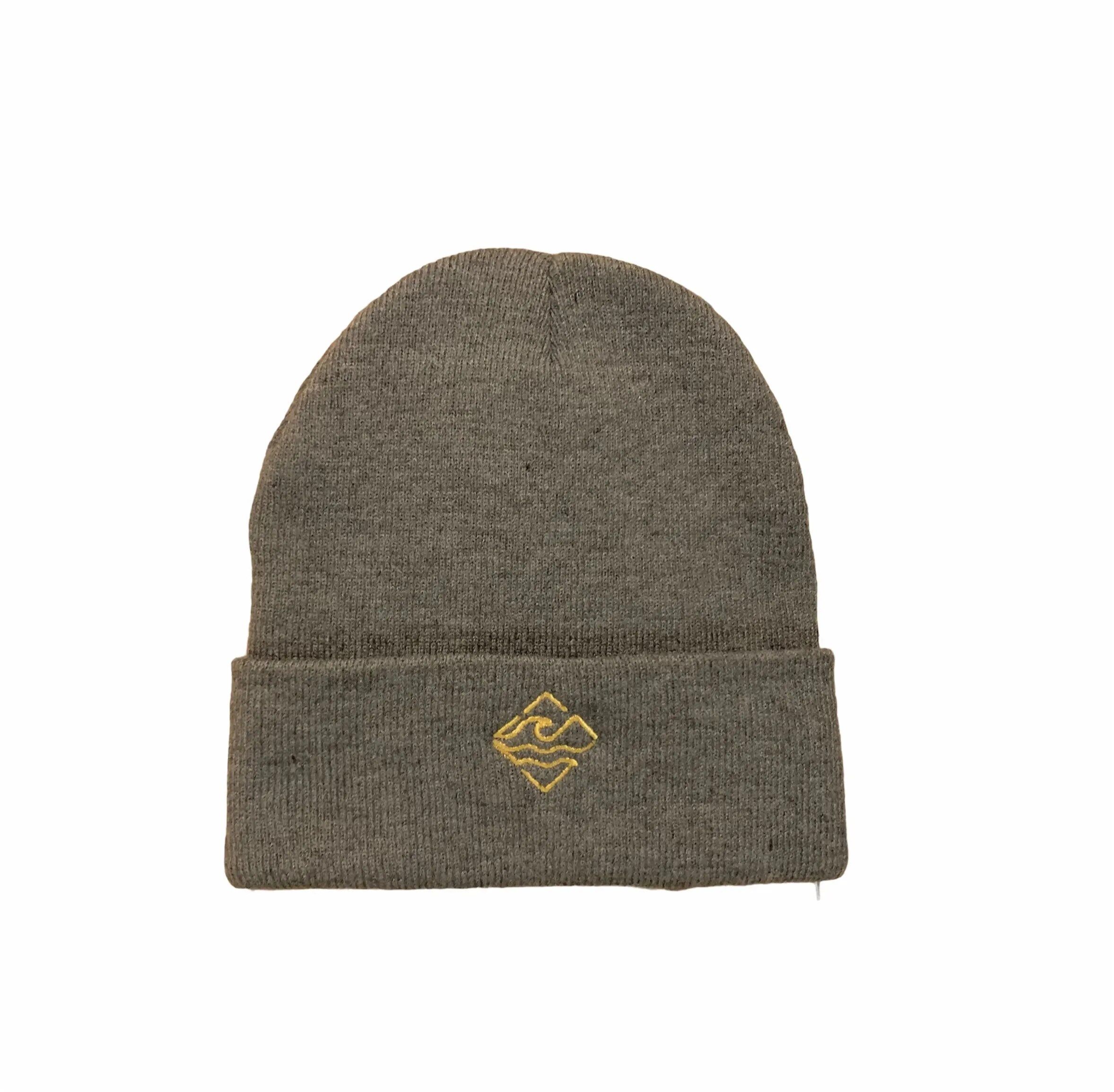 gorro invierno gris